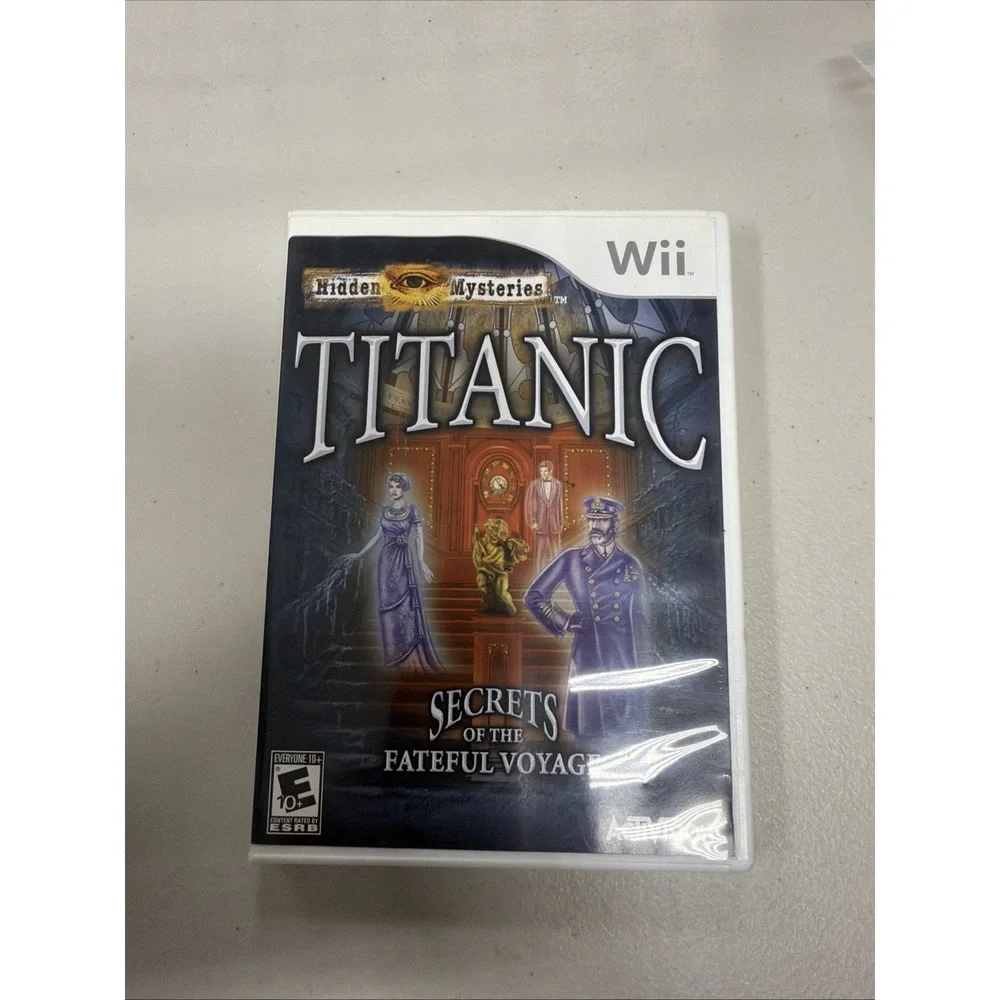 Hidden Mysteries: Titanic Secrets of the Fateful Voyage(Wii)- Tested Boots&plays
